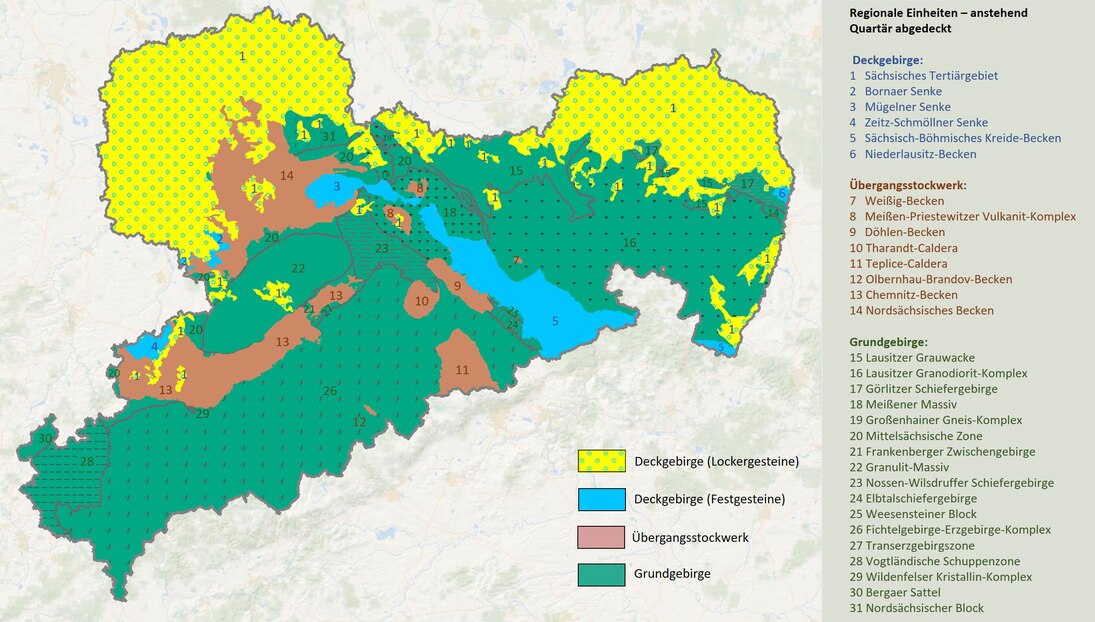 Der Geologische Aufbau Sachsens Geologie Sachsen De