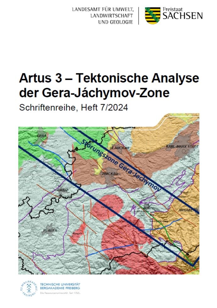 tektonische Analyse der Gera-Jachymov-Zone Titelbild der Schriftenreihe