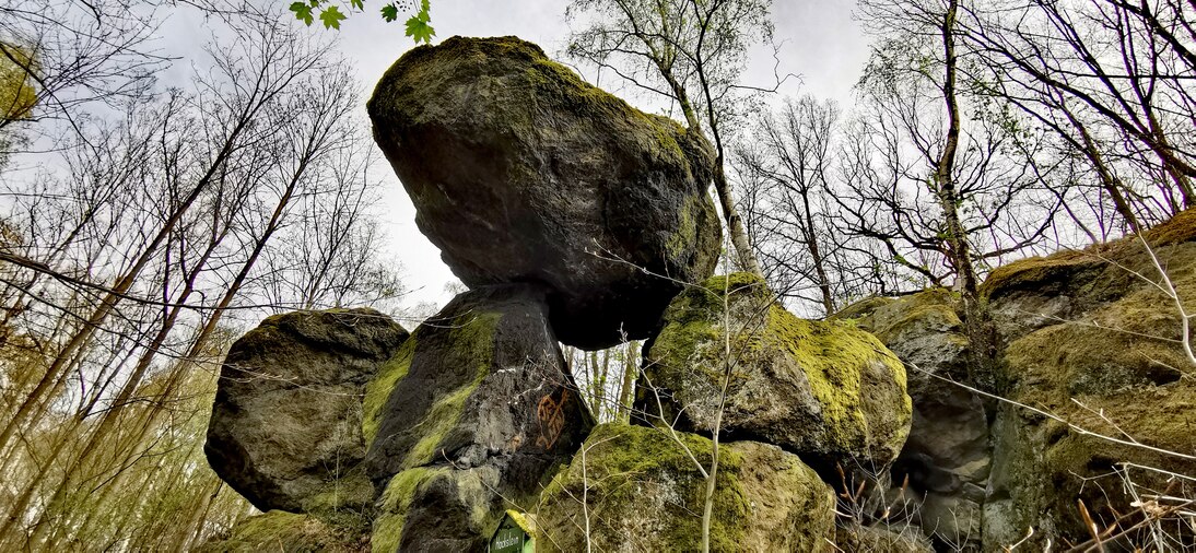 Der Hockstein bei Markersdorf-Taura.