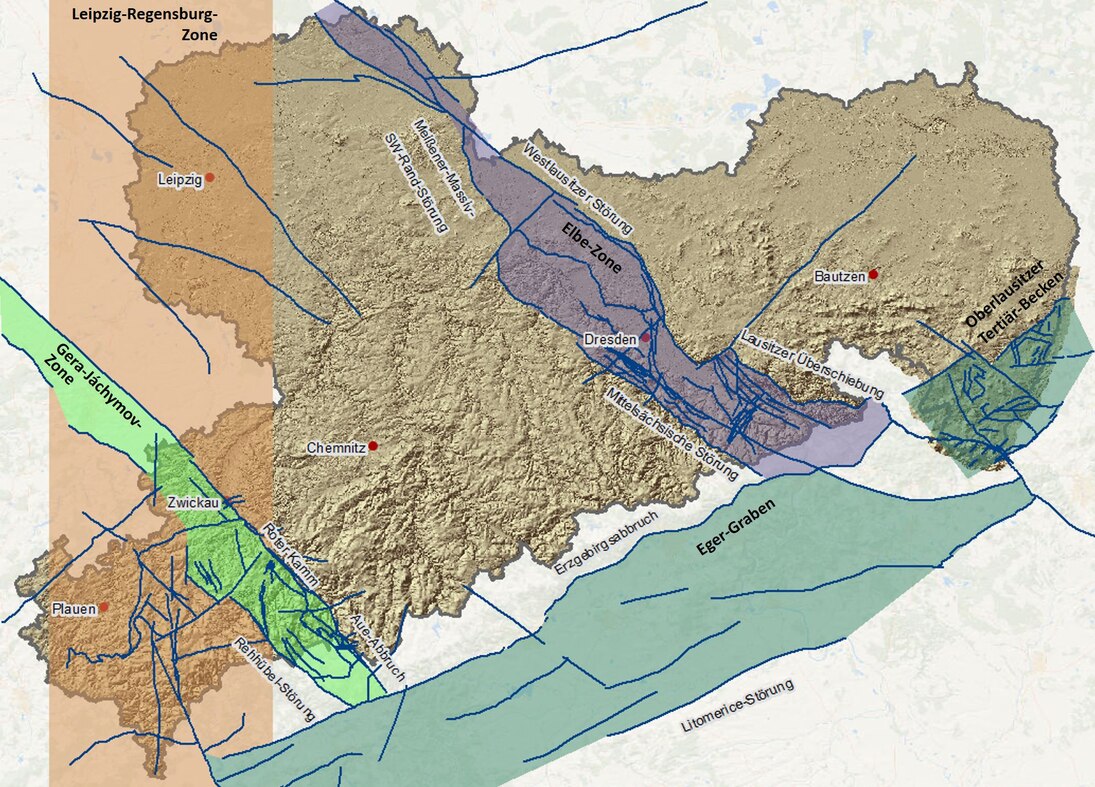 Der Geologische Aufbau Sachsens Geologie Sachsen De