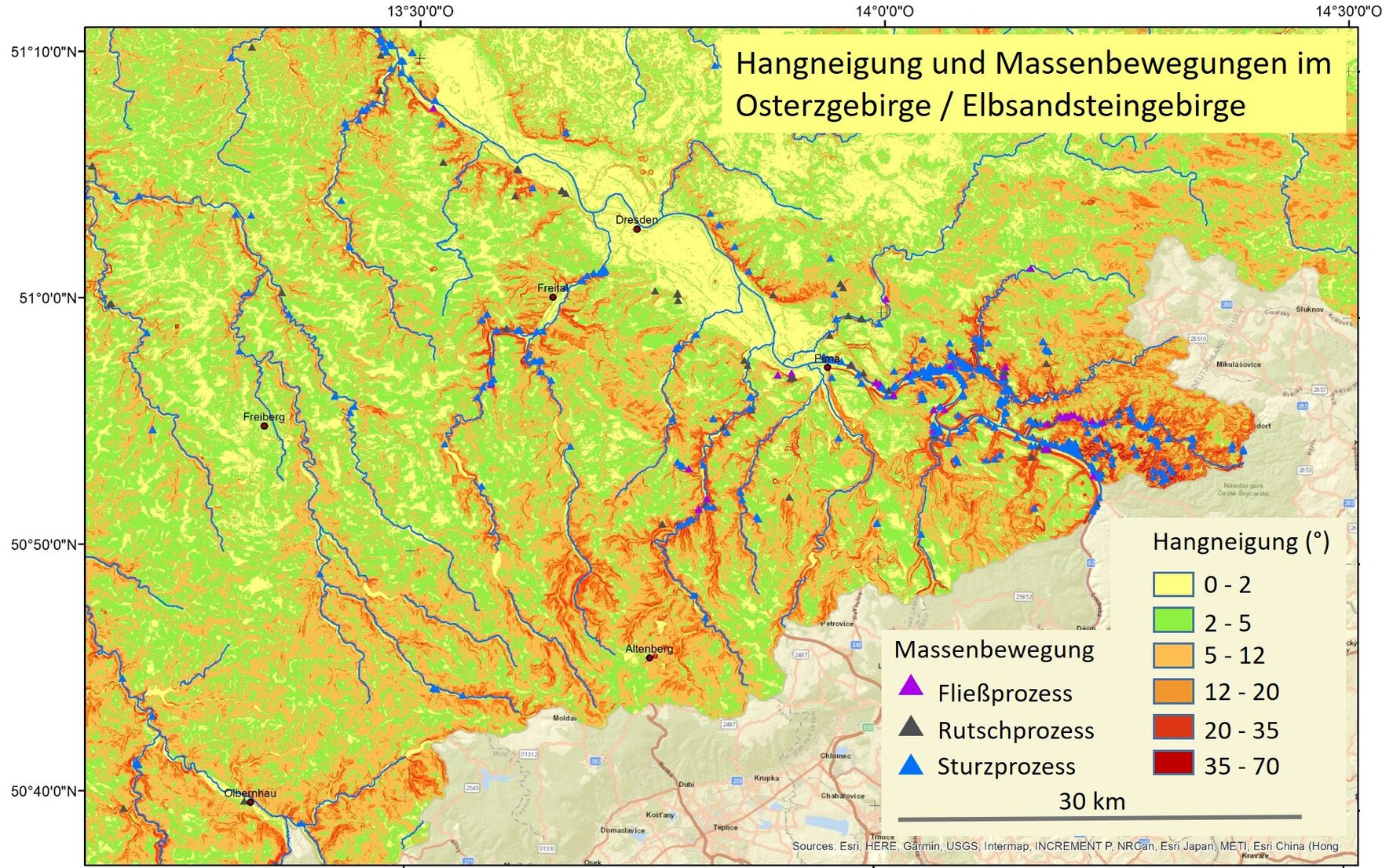 Massenbewegungen - Geologie - sachsen.de
