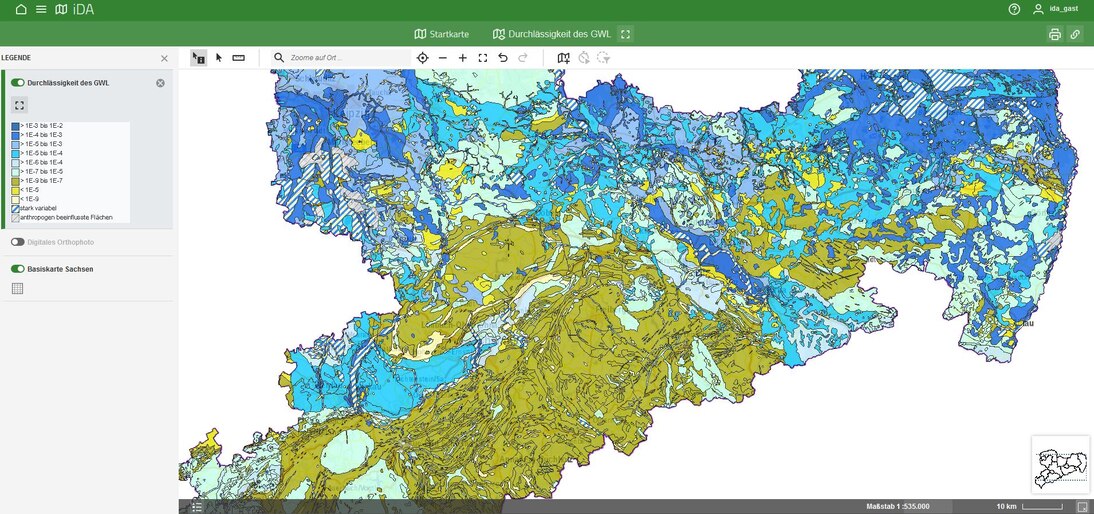 Hydrogeologische Karten - Geologie - sachsen.de