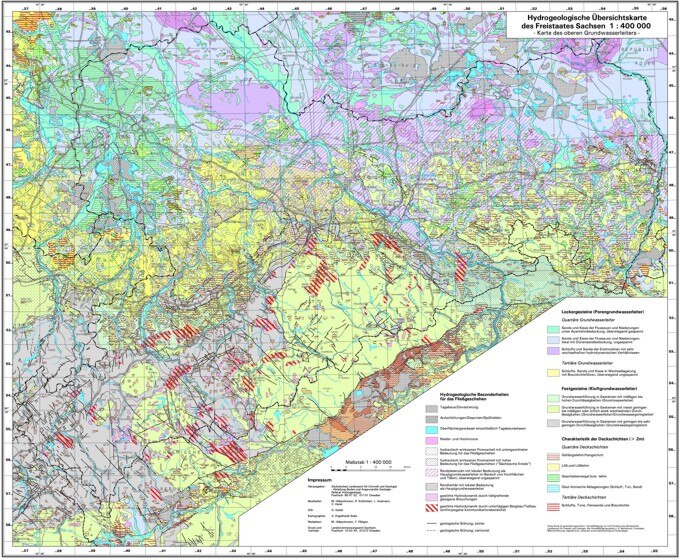 Hydrogeologische Karten - Geologie - sachsen.de